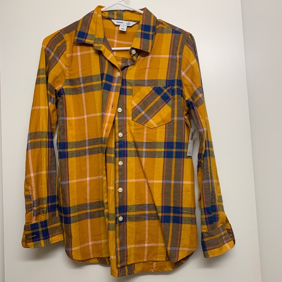 New Old Navy plaid flannel shirt - Picture 2 of 4
